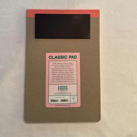 Knock Knock | All Out Of Grocery List (Vegan) — Magnetic Notepad - Picture 8 of 8